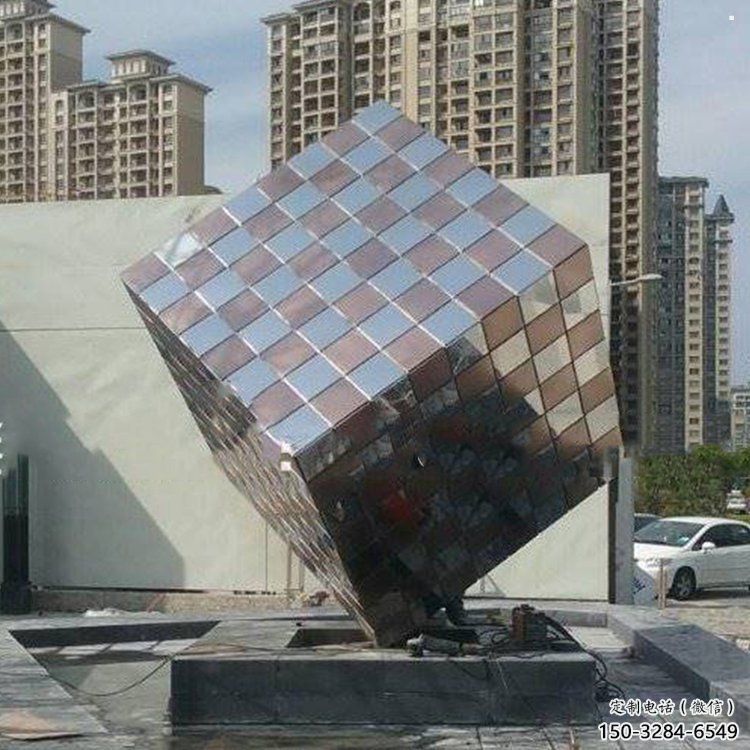 方塊雕塑制造商,美陳雕塑,不銹鋼方塊雕塑精品 方塊雕塑制造商,美陳雕塑,不銹鋼方塊雕塑精品