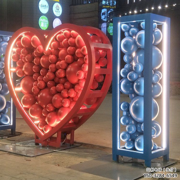房地產(chǎn)Love雕塑精品，標(biāo)識(shí)雕塑，不銹鋼Love雕塑廠家供給