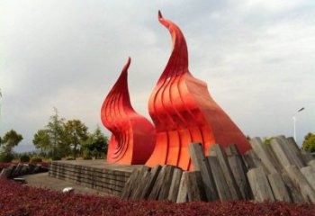 室內火炬雕塑