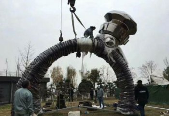 現代指環雕塑