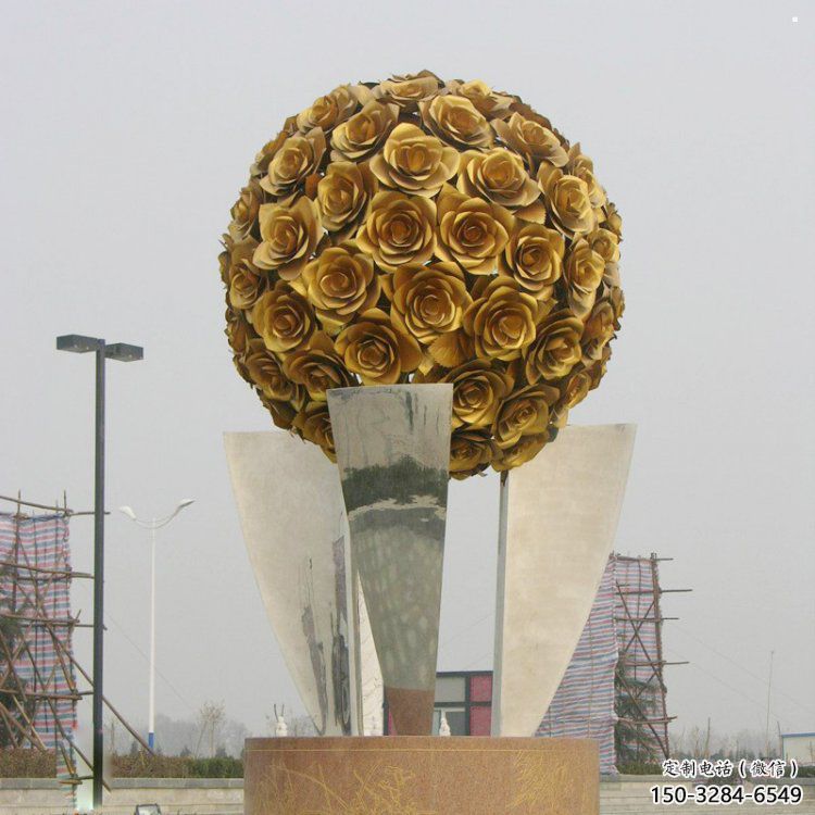花球雕塑精選,市標雕塑,不銹鋼花球雕塑廠家 花球雕塑精選,市標雕塑,不銹鋼花球雕塑廠家