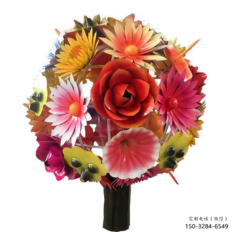 花球雕塑選用，透雕系列，不銹鋼花球雕塑優(yōu)價(jià)