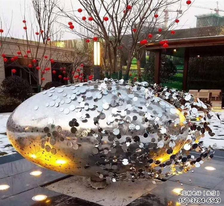 花紋球雕塑精選,陸地擺件,不銹鋼花紋球雕塑展品 花紋球雕塑精選,陸地擺件,不銹鋼花紋球雕塑展品