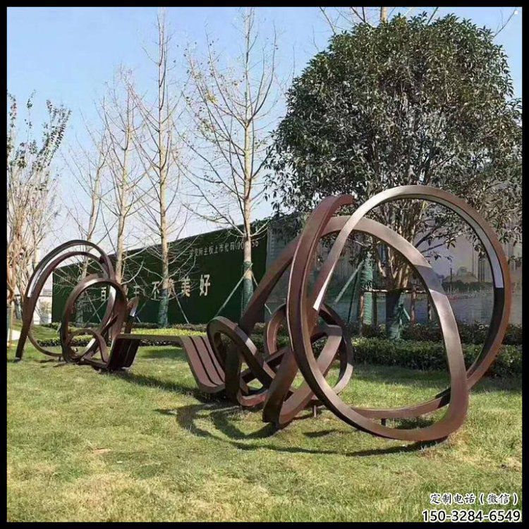 幾何藝術造型坐凳雕塑生產制作 幾何藝術造型坐凳雕塑生產制作