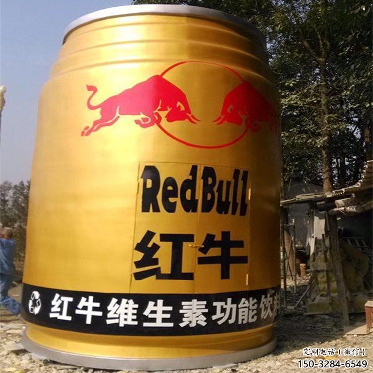 飲料瓶雕塑精選，露天雕塑，玻璃鋼飲料瓶雕塑展品