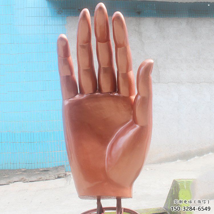 佛手雕塑供應(yīng)，地標(biāo)擺件，不銹鋼佛手雕塑制造廠家