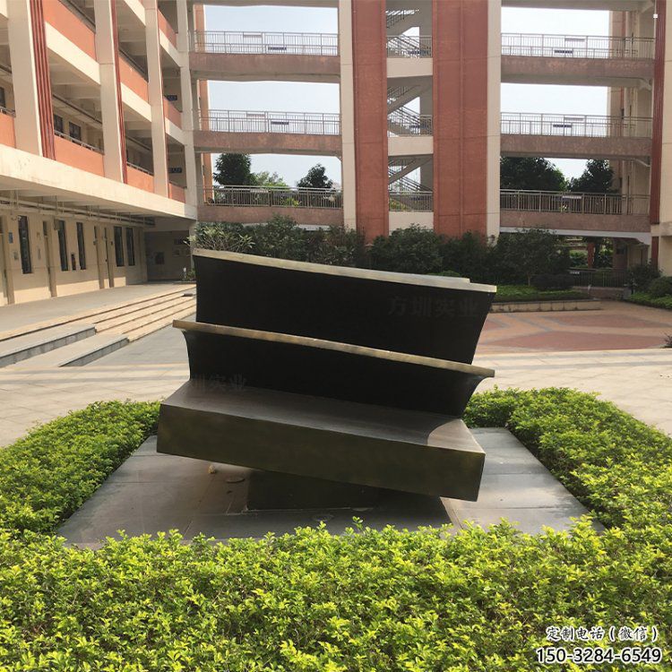 大型疊書雕塑常用,戶外擺放,疊書銅雕塑廠家 大型疊書雕塑常用,戶外擺放,疊書銅雕塑廠家