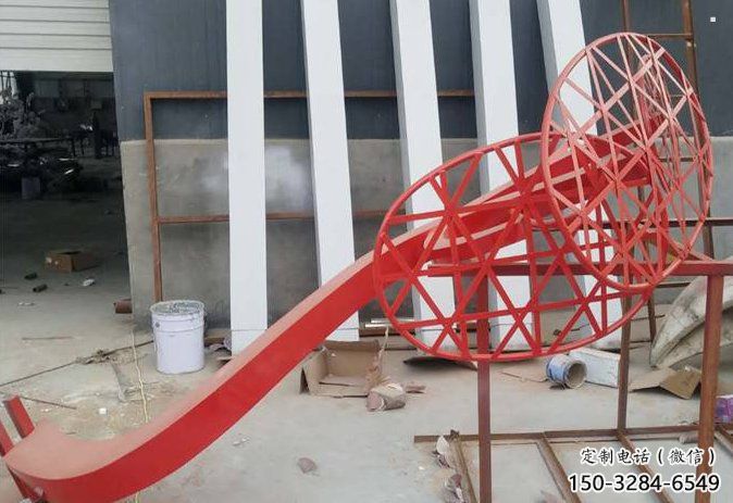 大型遮陽樹雕塑制作，花園小品，不銹鋼遮陽樹雕塑廠家