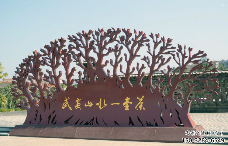 鏤空樹雕塑訂做，城市雕塑，鏤空剪紙樹雕塑精品