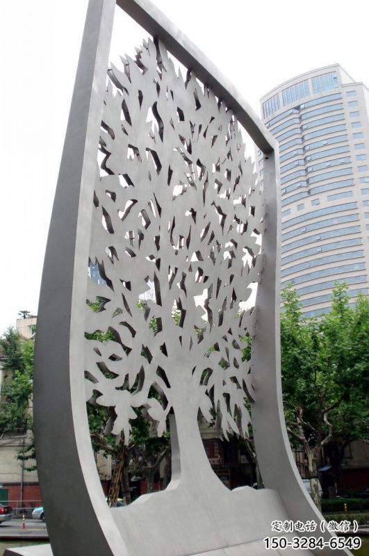鏤空樹雕塑精品,白鋼構件,鏤空剪紙樹雕塑制造廠 鏤空樹雕塑精品,白鋼構件,鏤空剪紙樹雕塑制造廠