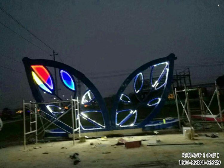 燈光樹葉雕塑廠家，中式工藝，燈光樹葉雕塑精選