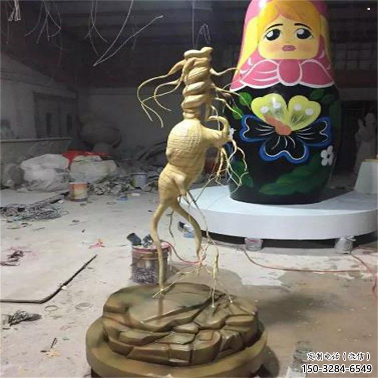 人參雕塑通用,彩鋼制作,景觀人參樹雕塑指用 人參雕塑通用,彩鋼制作,景觀人參樹雕塑指用