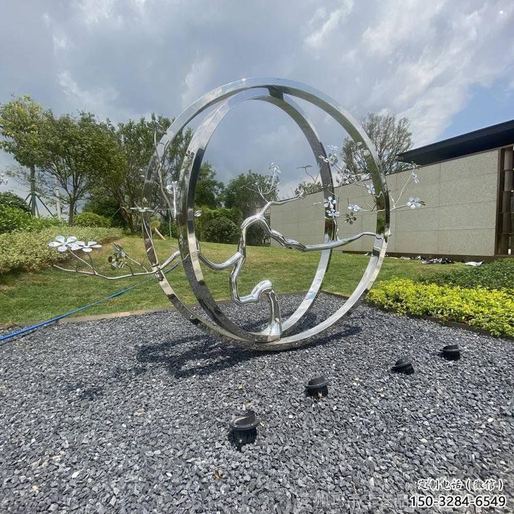 圓環樹雕塑廠家,標識雕塑,不銹鋼圓環樹雕塑定制 圓環樹雕塑廠家,標識雕塑,不銹鋼圓環樹雕塑定制