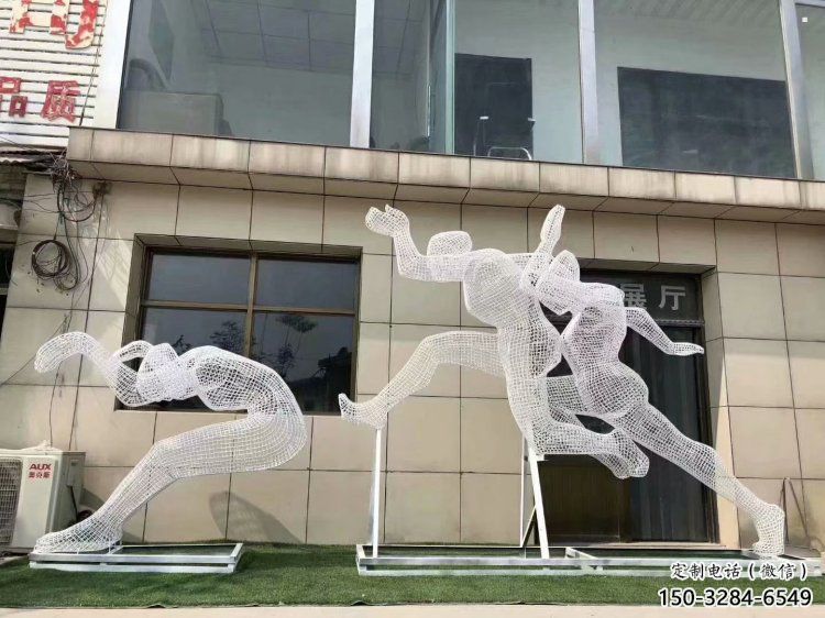 鏤空運動員雕塑生產,廣場雕塑,鐵藝體育人物雕塑展品 鏤空運動員雕塑生產,廣場雕塑,鐵藝體育人物雕塑展品