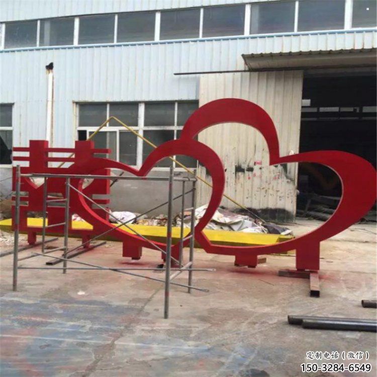 love雕塑制作專供，園林裝飾，建筑不銹鋼love雕塑廠家