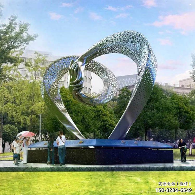 心形雕塑展品,景觀概念,鏤空鏡面心形雕塑優選 心形雕塑展品,景觀概念,鏤空鏡面心形雕塑優選
