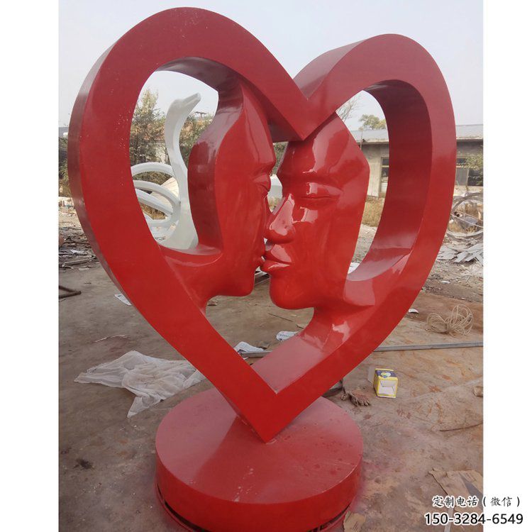 愛心雕塑展品,彩鋼制作,酒店烤漆愛心雕塑精品 愛心雕塑展品,彩鋼制作,酒店烤漆愛心雕塑精品