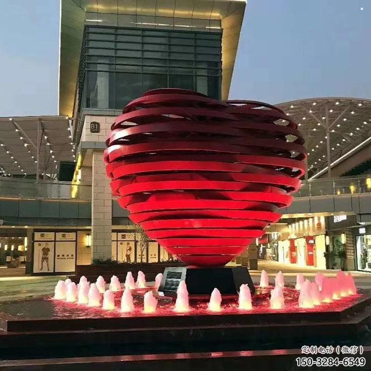 心形球雕塑常用,鋼管組合,不銹鋼烤漆心形球雕塑定價 心形球雕塑常用,鋼管組合,不銹鋼烤漆心形球雕塑定價