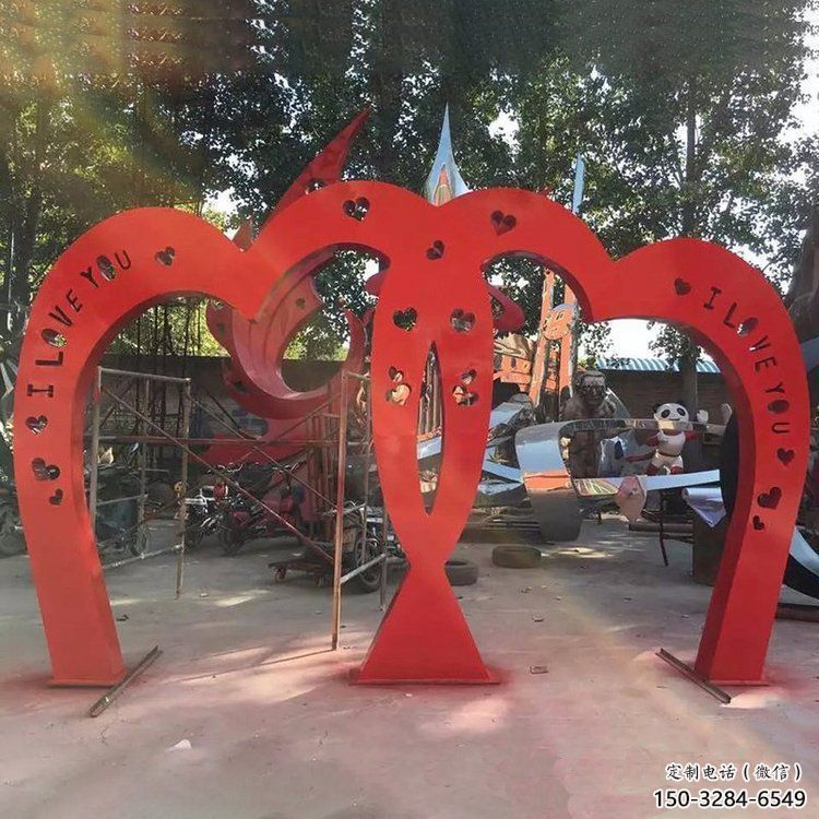 展示雕塑定制,小區雕塑,不銹鋼心心相印雕塑提供 展示雕塑定制,小區雕塑,不銹鋼心心相印雕塑提供