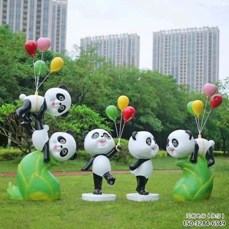 商業熊貓雕塑供應,城區小品,卡通熊貓雕塑制造商 商業熊貓雕塑供應,城區小品,卡通熊貓雕塑制造商