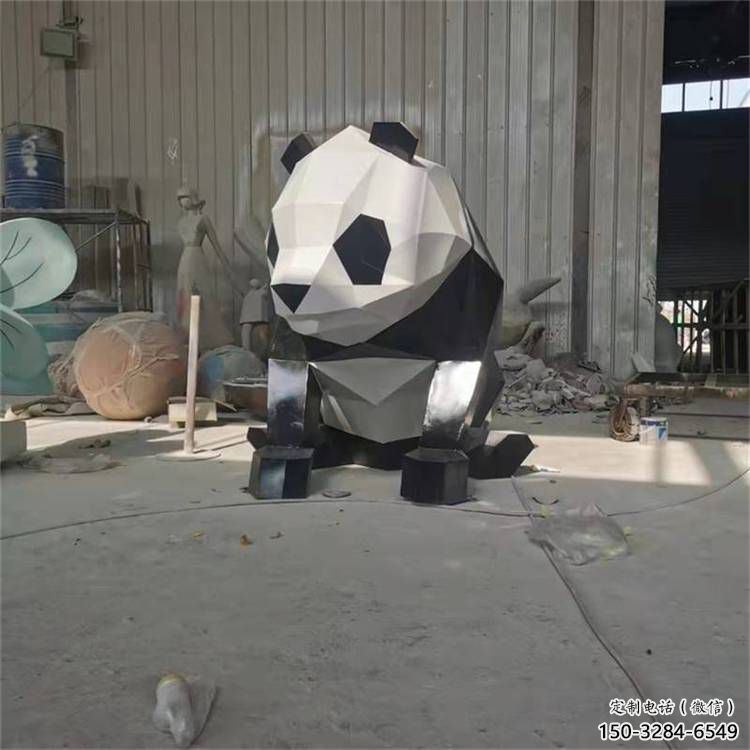 熊貓雕塑精選,陸地擺件,公園切面熊貓雕塑精品 熊貓雕塑精選,陸地擺件,公園切面熊貓雕塑精品