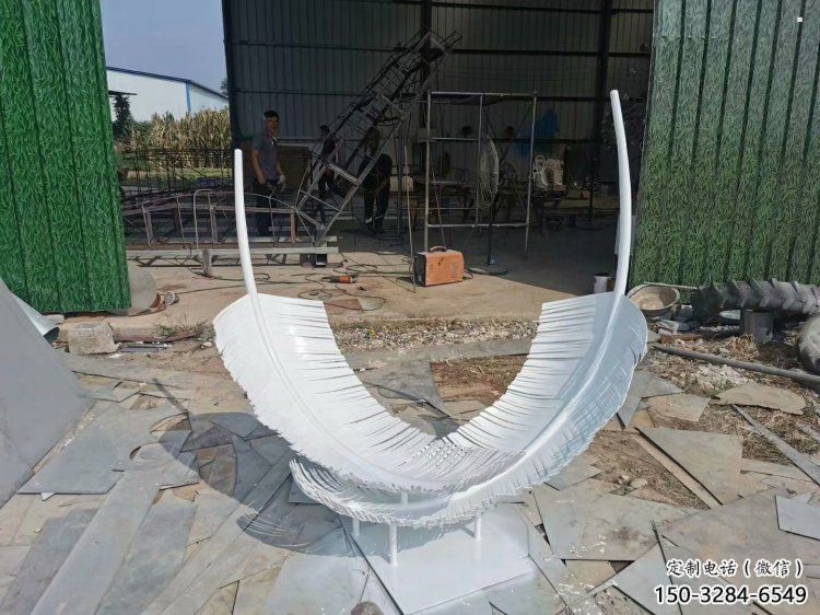 商業(yè)街羽毛雕塑 商業(yè)街羽毛雕塑