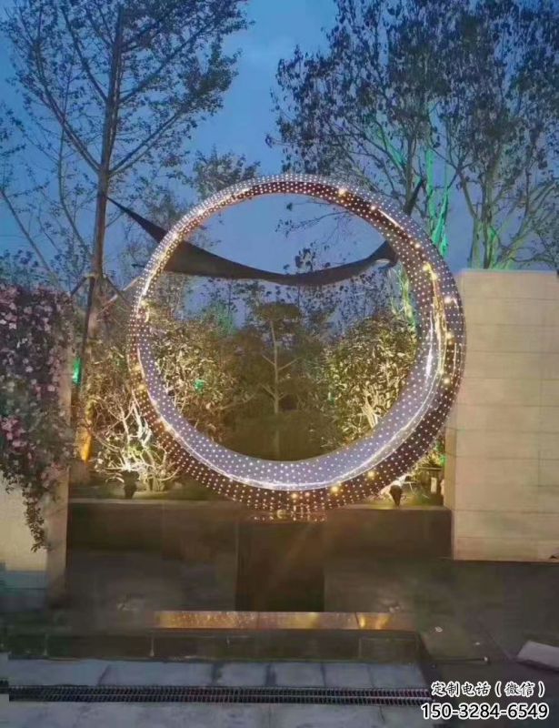 戶外花環雕塑 戶外花環雕塑