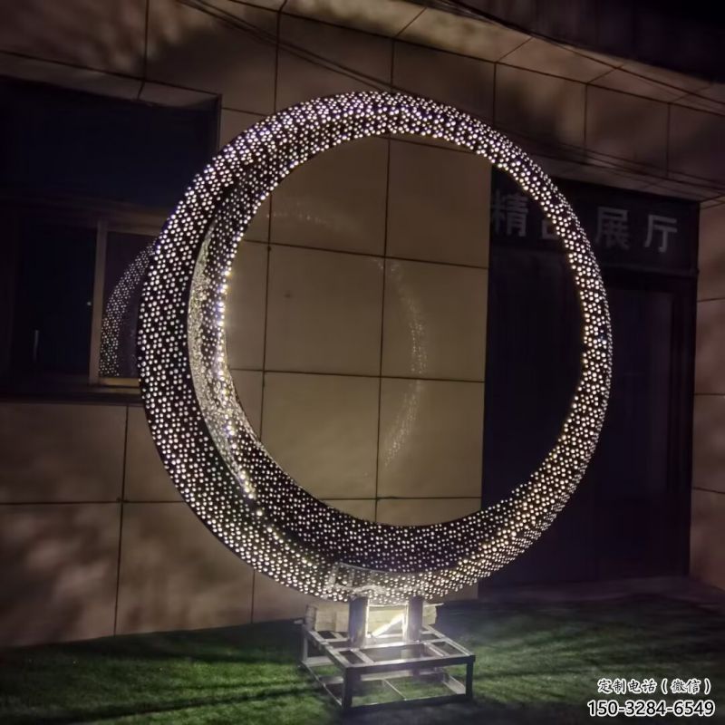 圓環雕塑通用,街道標識,燈光圓環雕塑承接 圓環雕塑通用,街道標識,燈光圓環雕塑承接