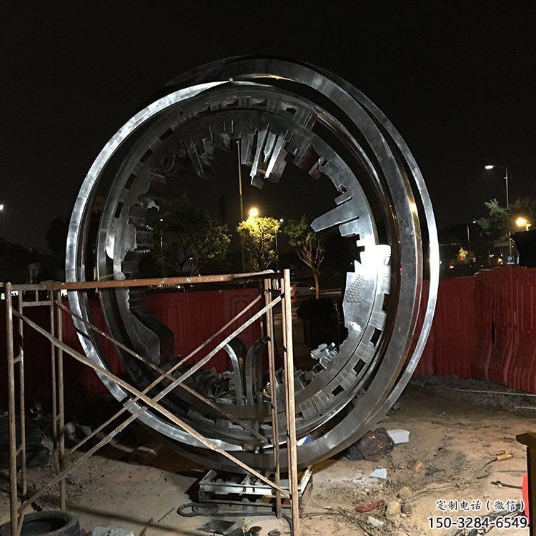 圓環雕塑制造商,酒店擺件,不銹鋼圓環雕塑定制 圓環雕塑制造商,酒店擺件,不銹鋼圓環雕塑定制