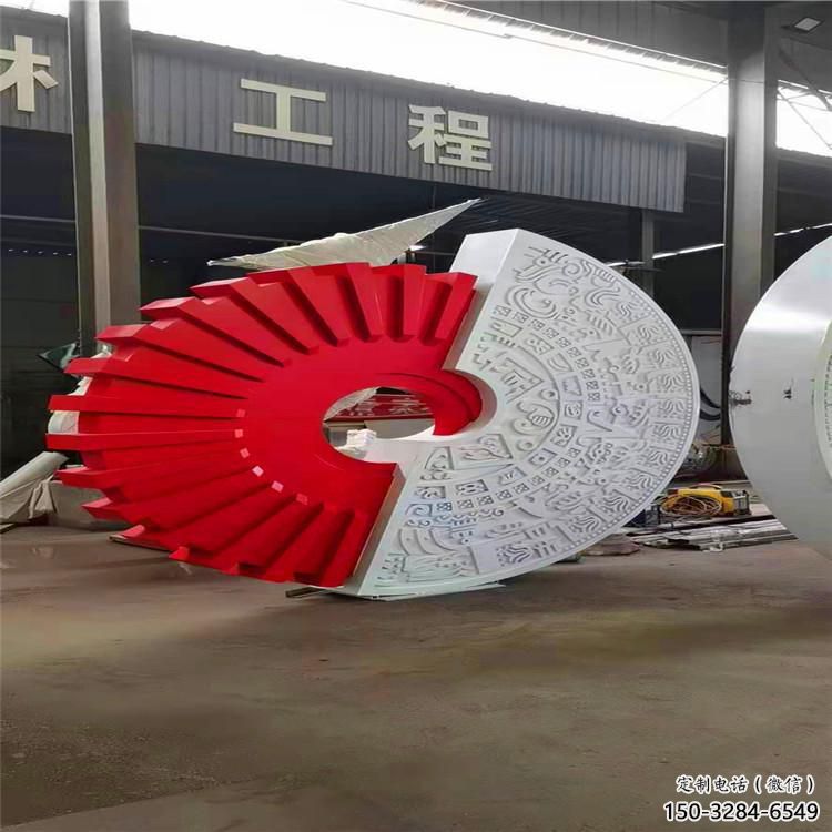 圓環雕塑制作選用，景區案例，美陳景觀制造商