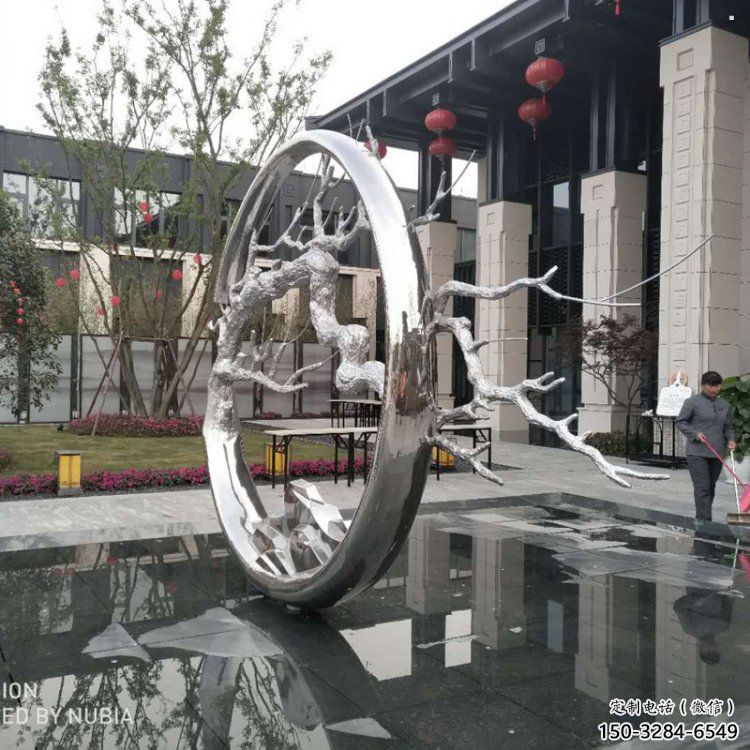 圓環樹雕塑定制,市標雕塑,不銹鋼圓環樹雕塑定做 圓環樹雕塑定制,市標雕塑,不銹鋼圓環樹雕塑定做