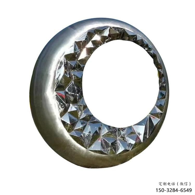 圓圈雕塑批發，鍛造工藝，不銹鋼圓圈雕塑廠家承接