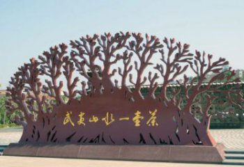 鏤空樹雕塑訂做，城市雕塑，鏤空剪紙樹雕塑精品