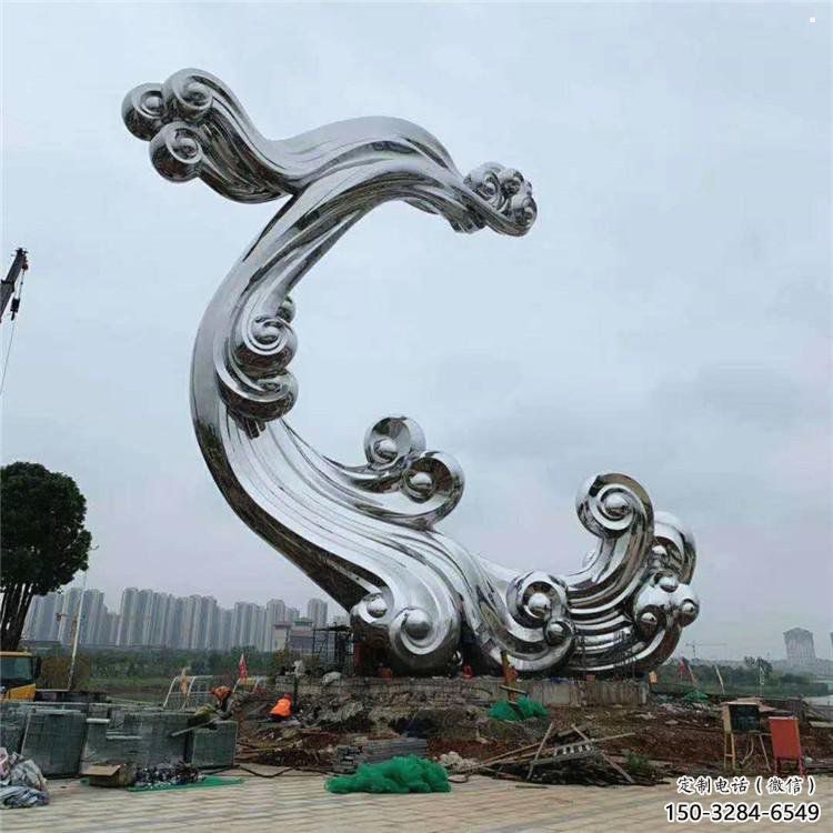 公園云朵雕塑,噴砂發(fā)光雕塑,鍛造工藝 公園云朵雕塑,噴砂發(fā)光雕塑,鍛造工藝