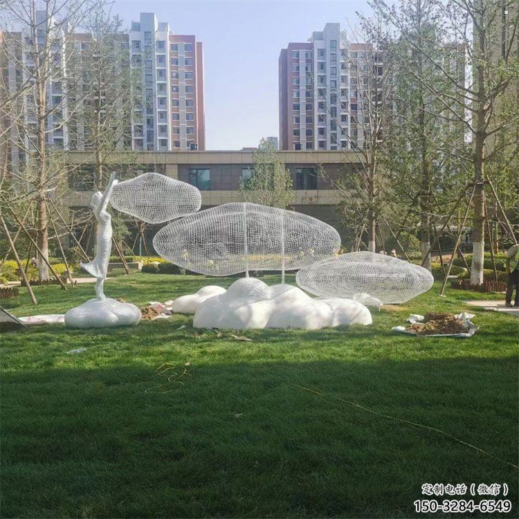 懸空云梯雕塑 懸空云梯雕塑