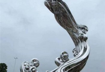 云朵雕塑，鏤空景觀雕塑，抽象效果