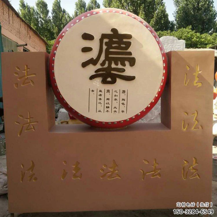 鐵缸雕塑承接，校園雕塑，鐵鼓雕塑定制供應