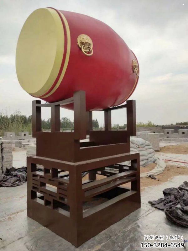 噴漆戰(zhàn)鼓雕塑 噴漆戰(zhàn)鼓雕塑