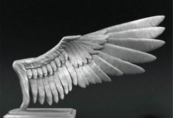 現(xiàn)代鳥翅雕塑定制，中式工藝，不銹鋼鳥翅雕塑造型優(yōu)價(jià)
