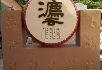 鐵缸雕塑承接，校園雕塑，鐵鼓雕塑定制供應