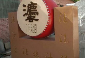 鐵鼓雕塑底座選定，景觀雕塑，景觀鐵鼓雕塑造型生產商