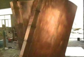 襄樊鑄銅書籍供應，街景小品，銅書籍雕塑廠家優價