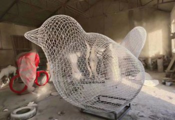 建鄴鏤空小鳥雕塑精選，陸地?cái)[件，鐵藝鳥兒雕塑精品