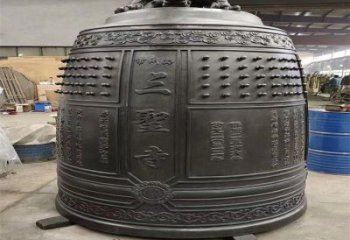 宿遷三圣寺銅鐘雕塑-鑄銅鐘雕塑-平直形結構