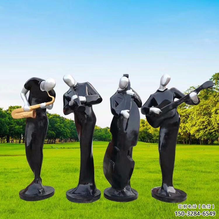 南昌住宅小區吹拉彈唱雕塑 南昌住宅小區吹拉彈唱雕塑
