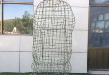 烏蘭察布鏤空孔子雕塑訂做，景區(qū)雕塑，鐵藝古代人物雕塑定價