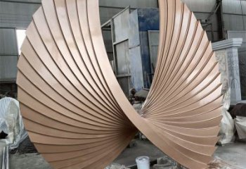 鹽池羽翼雕塑常用，景觀概念，不銹鋼羽翼雕塑展品