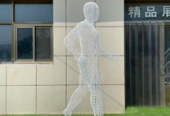 甘孜鏤空運動員雕塑服務商，美陳雕塑，鐵藝體育人物雕塑精選