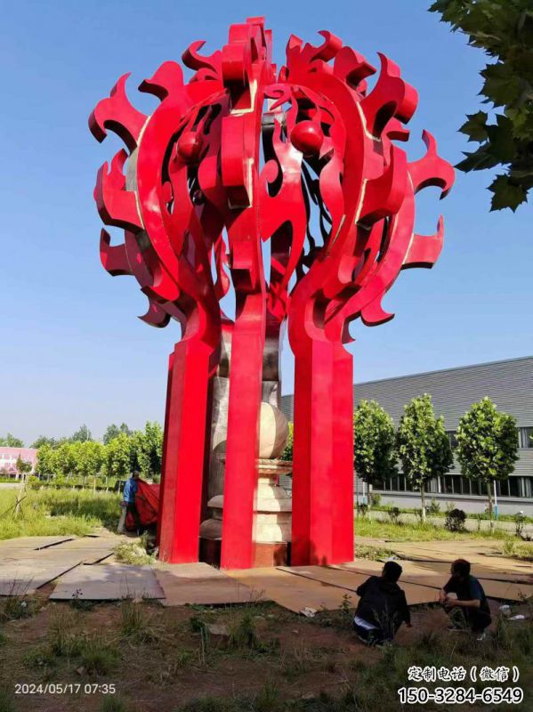 北碚火球雕塑,精神堡壘火球雕塑落地展示 北碚火球雕塑,精神堡壘火球雕塑落地展示