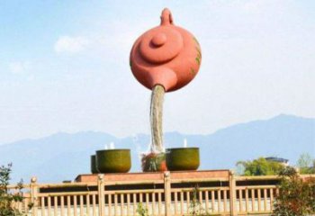 阿里公園天壺雕塑工廠，不銹鋼材質，圓雕形式